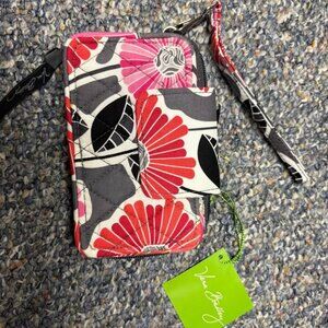 NWT Vera Bradley Cherry Cheery Blossoms smartphone wristlet 2.0